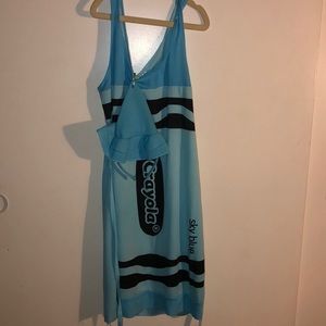 Blue crayon Kids Halloween Costume